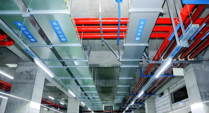 Steel Hot Dipped Galvanized Cable Tray / Outdoor Cable Trunking Metal 1m Length 2