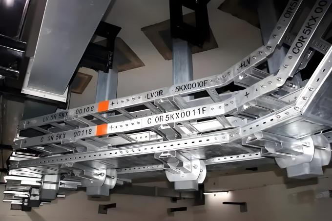 Outdoor Heavy Duty Produced 100mm Cable Tray Hot Dip Galvanized Cable Ladder Professional 3